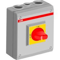 Выключатель нагрузки в боксе OTP63BA4M 63А 4ех полюсный ABB Выключатель нагрузки в боксе OTP63BA4M 63А 4ех полюсный ABB