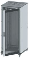 Напольный шкаф 42U Ш600хГ600 передняя дверь стекло,задняя глухая дверь,крыша укомплектована вводом и заглушками R5IT4266GS