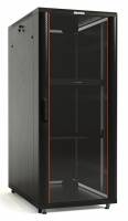 Шкаф напольный 19-дюймовый, 42U, 2055x800х600 мм (ВхШхГ), передняя стеклянная дверь со стальными перфорированными боковинами, задняя дверь сплошная, ручка с замком, крыша нового типа, цвет черный (RAL 9004) (разобранный) Шкаф напольный 19-дюймовый, 42U, 2055x800х600 мм (ВхШхГ), передняя стеклянная дверь со стальными перфорированными боковинами, задняя дверь сплошная, ручка с замком, крыша нового типа, цвет черный (RAL 9004) (разобранный)