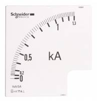 Шкала 0-1000 A, для амперметра 16074 Schneider Electric Шкала 0-1000 A, для амперметра 16074 Schneider Electric