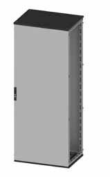 Сборный шкаф CQE, с дверью и задней панелью, 2000x1400x400 мм