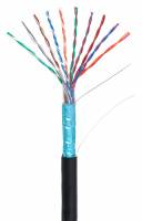 Кабель NETLAN F/UTP 10 пар, Кат.5 (Класс D), 100МГц, одножильный, BC (чистая медь), внешний, PE до -40C, черный, 305м Кабель NETLAN F/UTP 10 пар, Кат.5 (Класс D), 100МГц, одножильный, BC (чистая медь), внешний, PE до -40C, черный, 305м