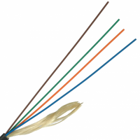 Волоконно-оптический кабель Distribution, LSZH, 4 волокна,  MM, OM4, розовый