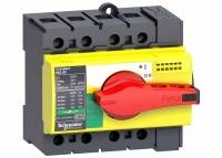 Выключатель-разъединитель INS63 4P красный -желтый Schneider Electric Выключатель-разъединитель INS63 4P красный -желтый Schneider Electric