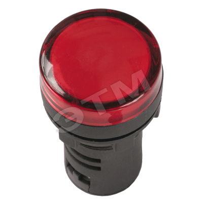Лампа AD22DS(LED)матрица d22мм красный 110В AC/DC ИЭК