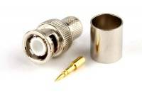 Разъем BNC для кабеля RG-213, обжимной Разъем BNC для кабеля RG-213, обжимной