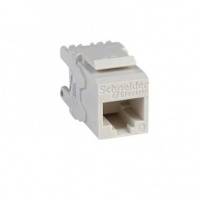 Модуль RJ45 Keystone категория 6 UTP Белый Schneider Electric Модуль RJ45 Keystone категория 6 UTP Белый Schneider Electric