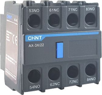 Приставка контакты дополнительные AX-3M/02 к Контактору NXC-06M~12M (CHINT)