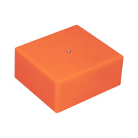 MB75 Коробка огн. E60-E90,о/п 75х75х40, с гладкими стенками,без галогена, IP41, 9P, (1,5-6мм2), цвет оранж
