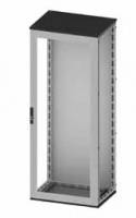 Сборный шкаф CQE, застеклённая дверь и задняя панель, 2200x600x500 мм