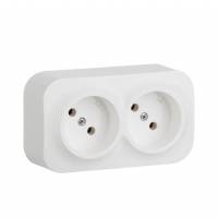 Розетка 2X2К без со шторками белая Legrand Розетка 2X2К без со шторками белая Legrand