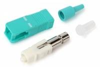 Клеевой коннектор SC/PC, MM (для многомодового кабеля), simplex, 10G, 0.9мм Клеевой коннектор SC/PC, MM (для многомодового кабеля), simplex, 10G, 0.9мм