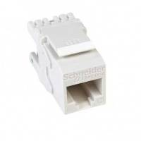 Модуль RJ45 Keystone категория 5е UTP белый Schneider Electric Модуль RJ45 Keystone категория 5е UTP белый Schneider Electric
