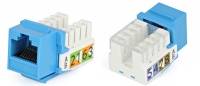 Вставка Keystone Jack RJ-45(8P8C), категория 5e, Dual IDC, синяя Вставка Keystone Jack RJ-45(8P8C), категория 5e, Dual IDC, синяя