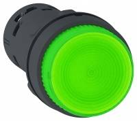 Кнопка 22 мм 230В зеленая с подсветкой XB7NJ03M1 Schneider Electric Кнопка 22 мм 230В зеленая с подсветкой XB7NJ03M1 Schneider Electric