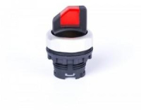 Переключатель с подсветкой NP8-20XD/314 , 3 положения с фиксацией, 2НО, красная AC110В-230В(LED) IP6