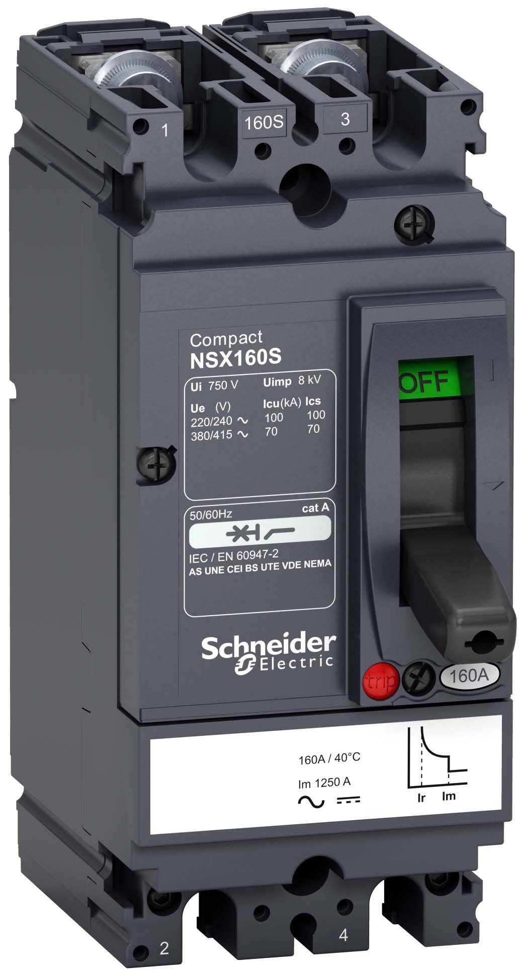 Автоматические выключатели compact. Автомат Schneider NSX-160f. Автоматический выключатель Шнейдер электрик nsx100f+tm16d 16a. Автоматические выключатели Compact nsx100. Schneider силовой автомат nsx160f.