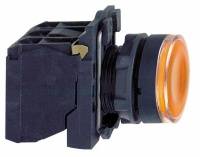 Кнопка 22 мм 230-240В желтая с подсветкой Schneider Electric Кнопка 22 мм 230-240В желтая с подсветкой Schneider Electric
