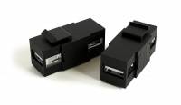 Вставка формата Keystone Jack USB 2.0 (Type A) под винт, ROHS, черная Вставка формата Keystone Jack USB 2.0 (Type A) под винт, ROHS, черная