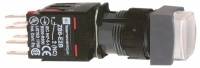 Кнопка 16 мм 12-24В белая с подсветкой XB6CE1B5B Schneider Electric Кнопка 16 мм 12-24В белая с подсветкой XB6CE1B5B Schneider Electric