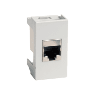 Розетка RJ-45 категория 6, Viva, 1 модуль, серая DKC Розетка RJ-45 категория 6, Viva, 1 модуль, серая DKC