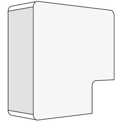 APM 22x10 Угол плоский белый (розница 4 шт в пакете, 20 пакетов в коробке)