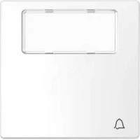 D-Life КЛАВИША с линзой для LED модуля, сим. звонок, БЕЛ. ЛОТОС , SD