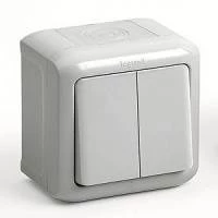 Перекл 10A 2клав IP44 СЕР