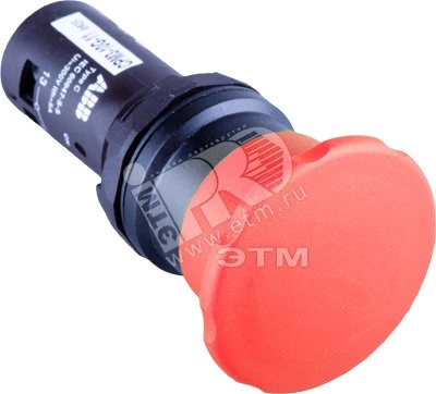 Кнопка CPM3-10R-11 грибовидная красная