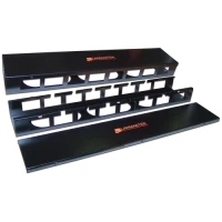 Кабельный органайзер 19" c крышкой, 2U