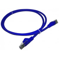 Патч-корд LANMASTER LSZH UTP кат.5e, 0.5 м, синий