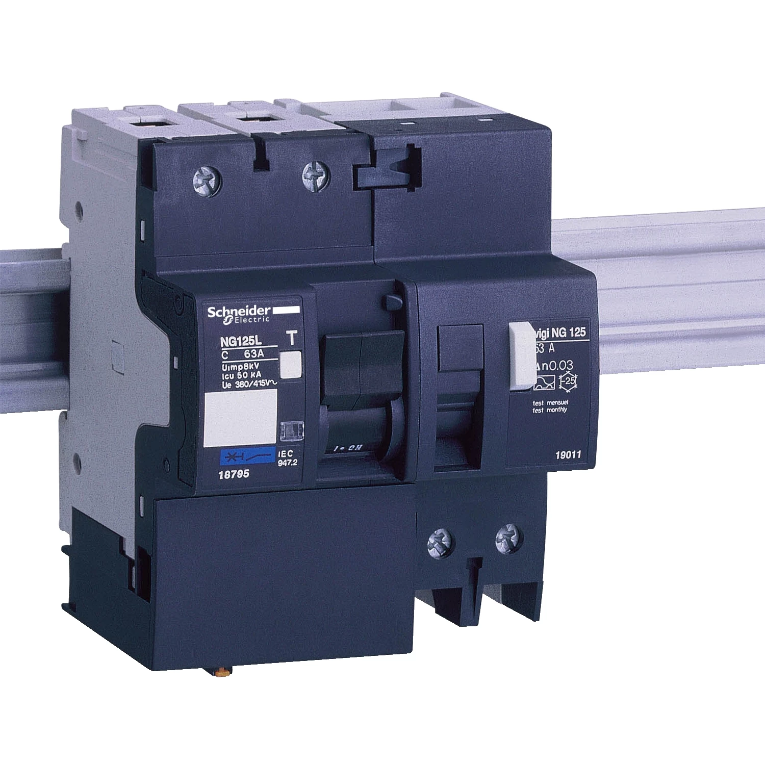 Блок дифференциальной защиты VIGI NG125 2P 63A 30MA