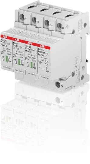 Ограничитель перенапряжений УЗИП OVR T2 3N 80-275s P QS ABB 2CTB815708R2000