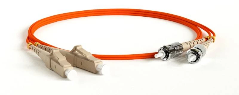Патч-корд волоконно-оптический (шнур) MM 50/125, ST-LC, duplex, LSZH, 1 м Hyperline