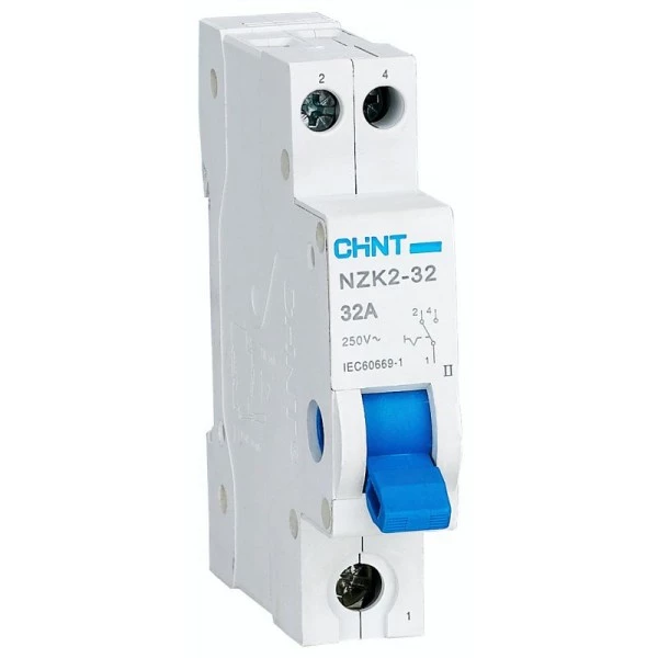 Модульный переключатель NZK2-32 2P 32А 2 положения (CHINT)