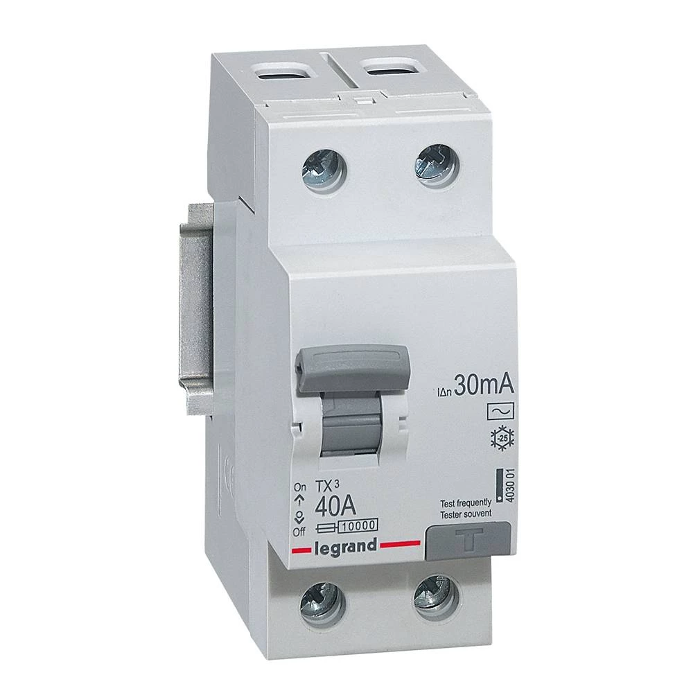 УЗО двухполюсное TX3 2П 40A 30MA -AC