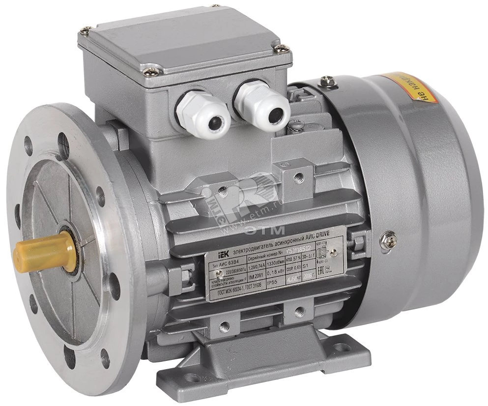 Эл.Двиг.3ф.АИР 90LB8 380В 1,1кВт 750об/мин 2081 DRIVE IEK