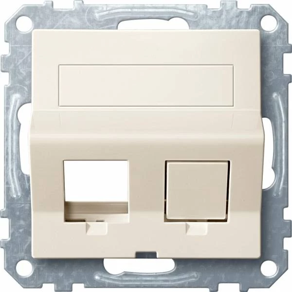 Наклонная плата для Keystone RJ45 беж