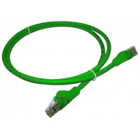 Патч-корд LANMASTER LSZH UTP кат.5e, 0.5 м, зеленый