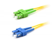 Патч-корд оптический LANMASTER, LSZH, дуплексный, SC/APC-SC/UPC, SM, 2.0 м