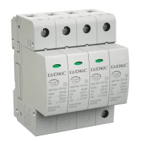 Ограничитель перенапряжения УЗИП класс II 4-полюсный L1-L2-L3-N-P DKC NX2042