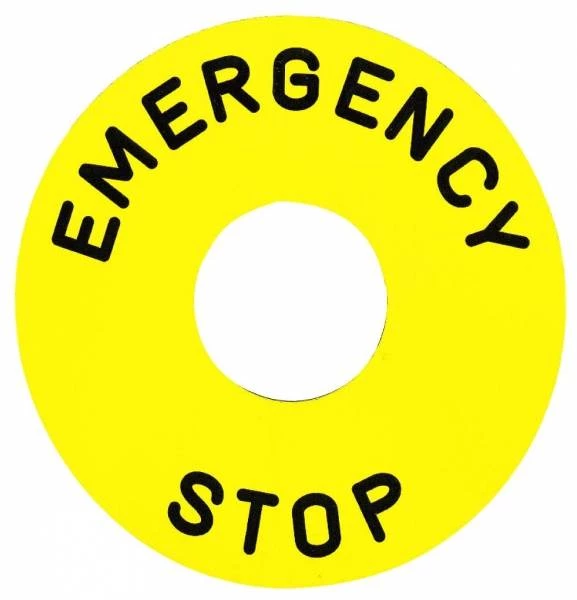 МАРКИРОВКА ARRET D'URGENCE ZB2BY9130