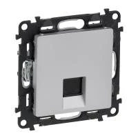 Компьютерная розетка VLN-l RJ45 Cat5e UTP алюминий