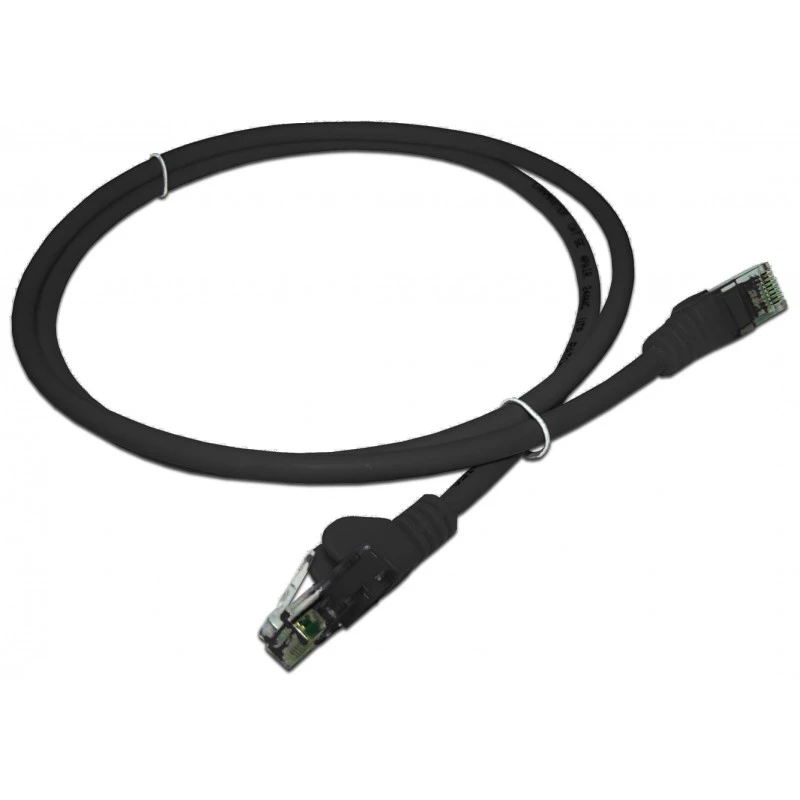 Патч-корд LANMASTER LSZH UTP кат.5e, 10.0 м, черный