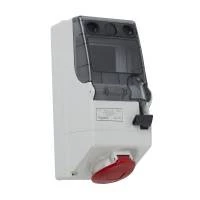 P17Щит.5мод. с блок. 16А 3К+H+З 380В IP44