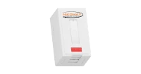 Настенная розетка NIKOMAX, 1 порт, Кат.5e (Класс D), 100МГц, RJ45/8P8C, FT-TOOL/110/KRONE, T568A/B, неэкранированная, со шторкой, белая - гарантия: 5 лет расширенная / 25 лет системная