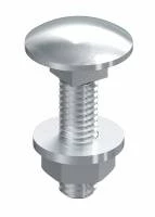 ВИНТ+ГАЙКА B13 M6X25 (250ШТ) HDG