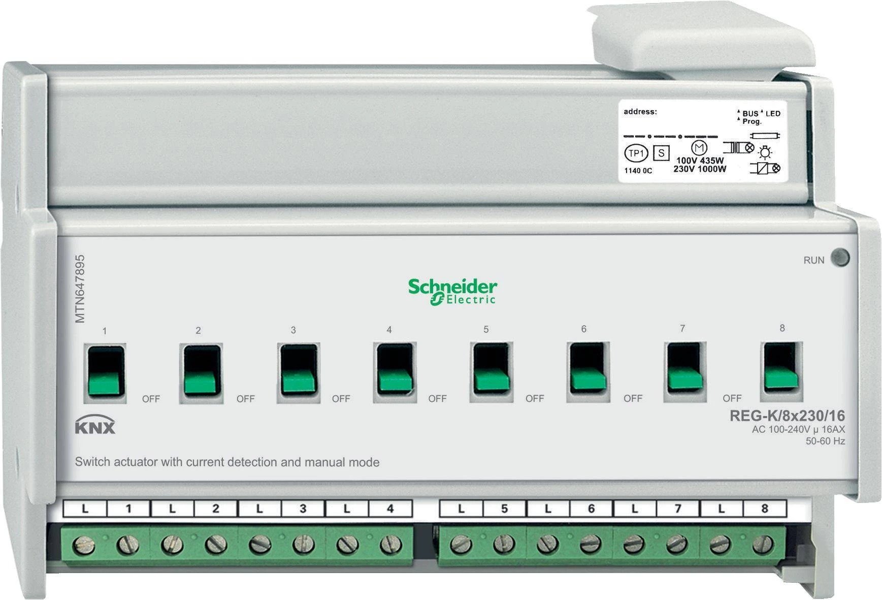 АКТОР ДЛЯ ВЫКЛ REG-K/8X230/16 С РУЧ УПР MTN647895
