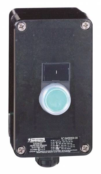 КНОПОЧНЫЙ ПОСТ МЕТАЛ. 1 КН. ПУСКА ATEX XAWF100EX