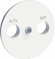 Накладк R-TV/SAT бел ODACE